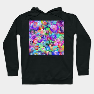 Colorful Rainbow Bubble Pattern Hoodie